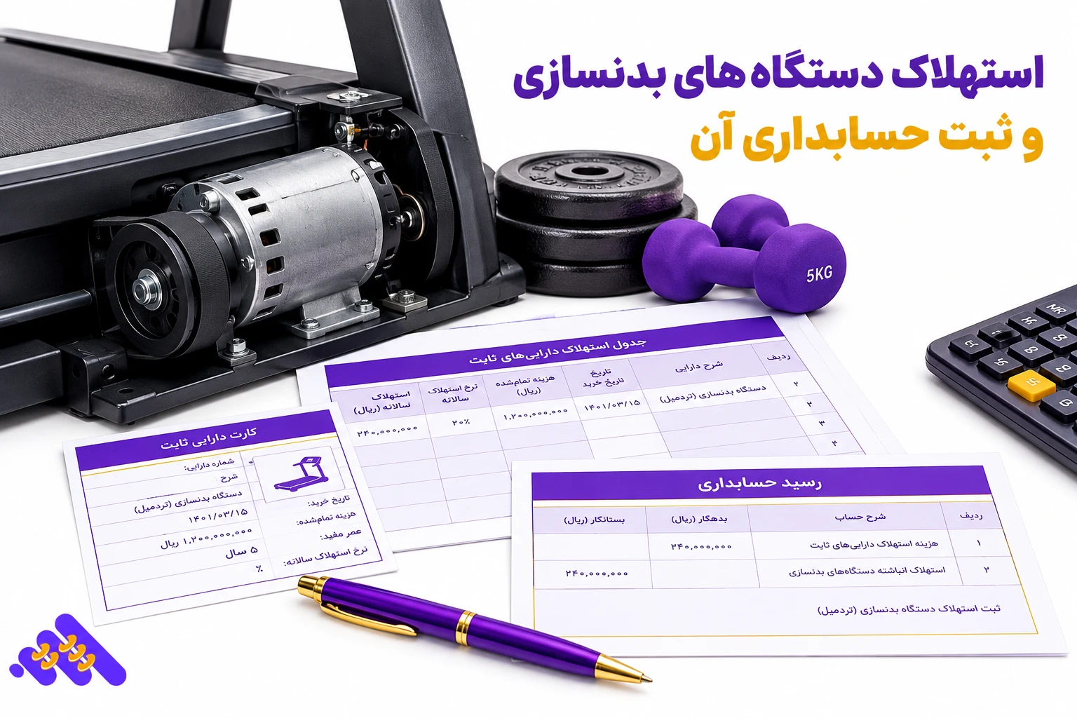 فهرست دارایی‌ها و استهلاک تجهیزات باشگاه