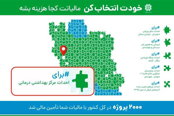 مالیات خیرین برای نخستین ‏بار نشان ‏دار شد / خیرین می‌توانند محل مصرف مالیات خود را انتخاب کنند