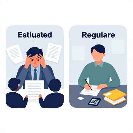 تفاوت اظهارنامه براوردی و عادی