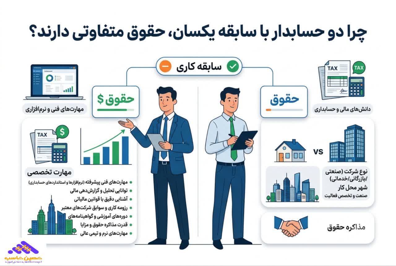 اختلاف حقوق حسابداران