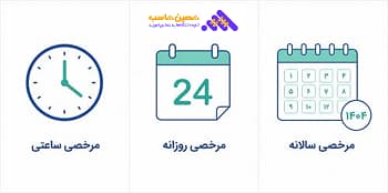 انواع مرخصی استحقاقی