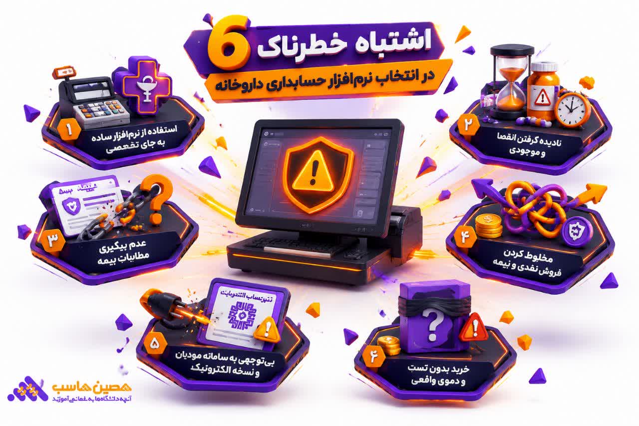 اشتباه در خرید نرم افزار حسابداری داروخانه