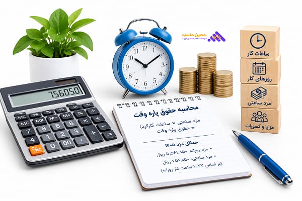 محاسبه حقوق پاره وقت