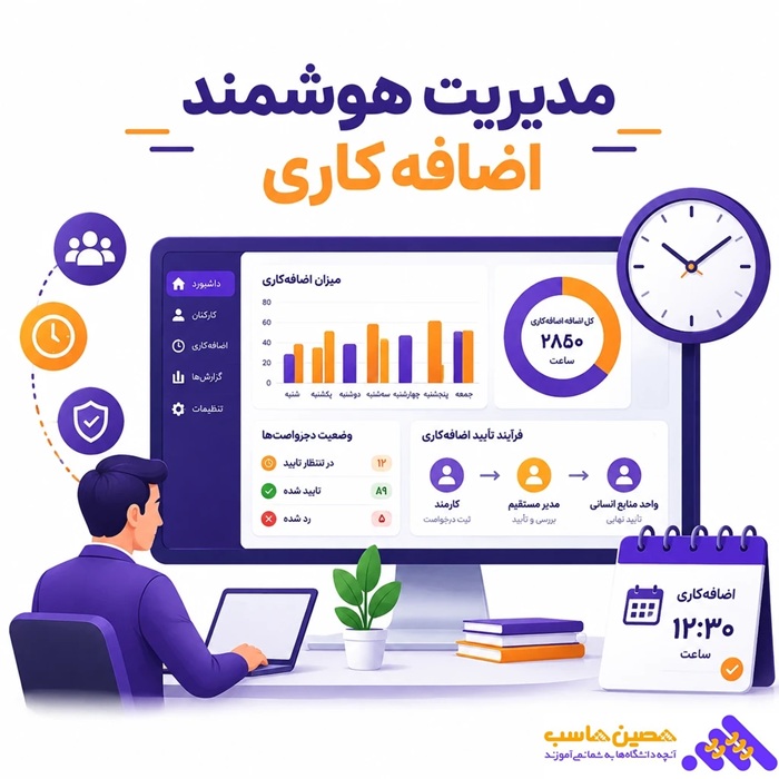 مدیریت هوشمند اضافه کاری