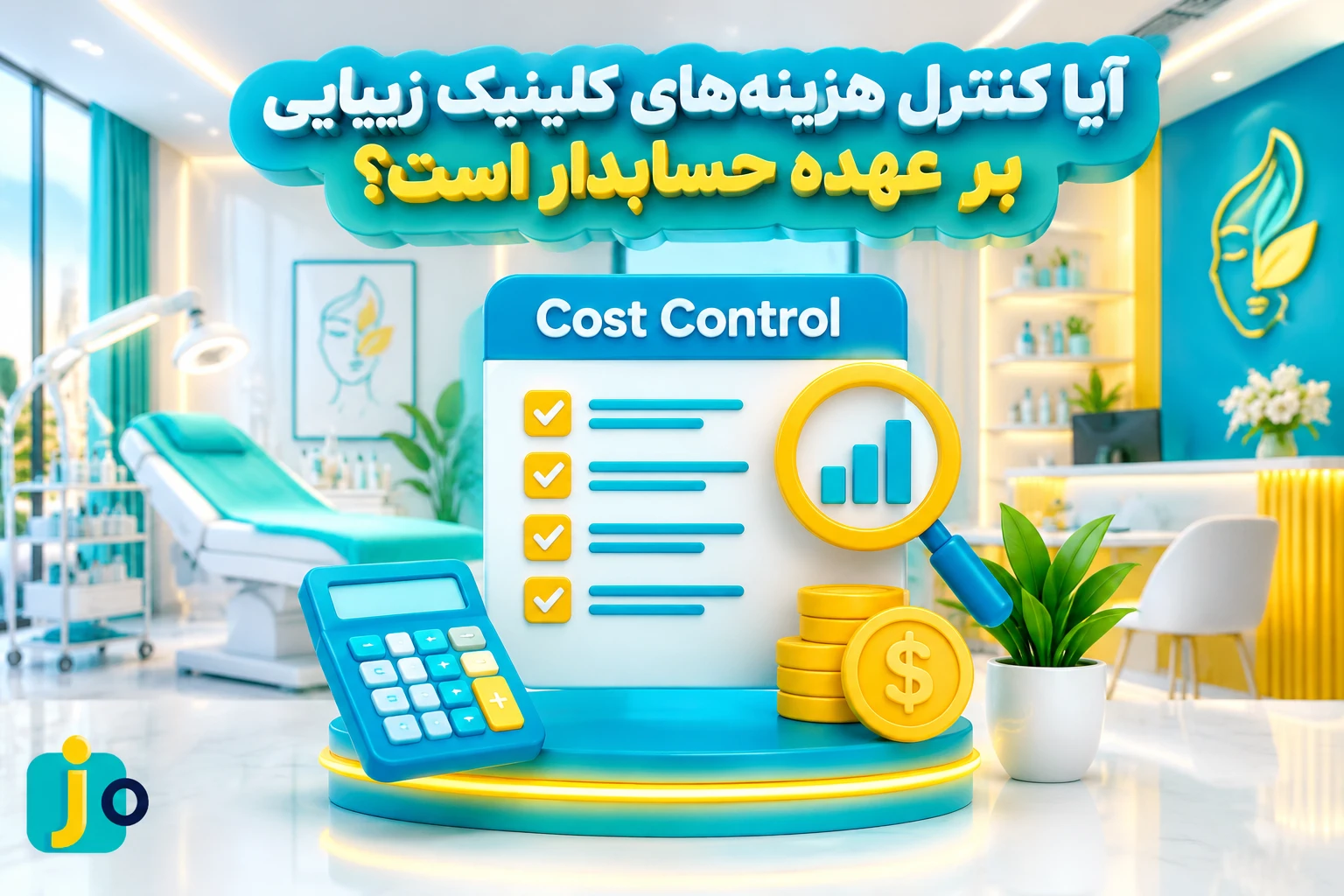 حسابدار کلینیک زیبایی در محیط کار
