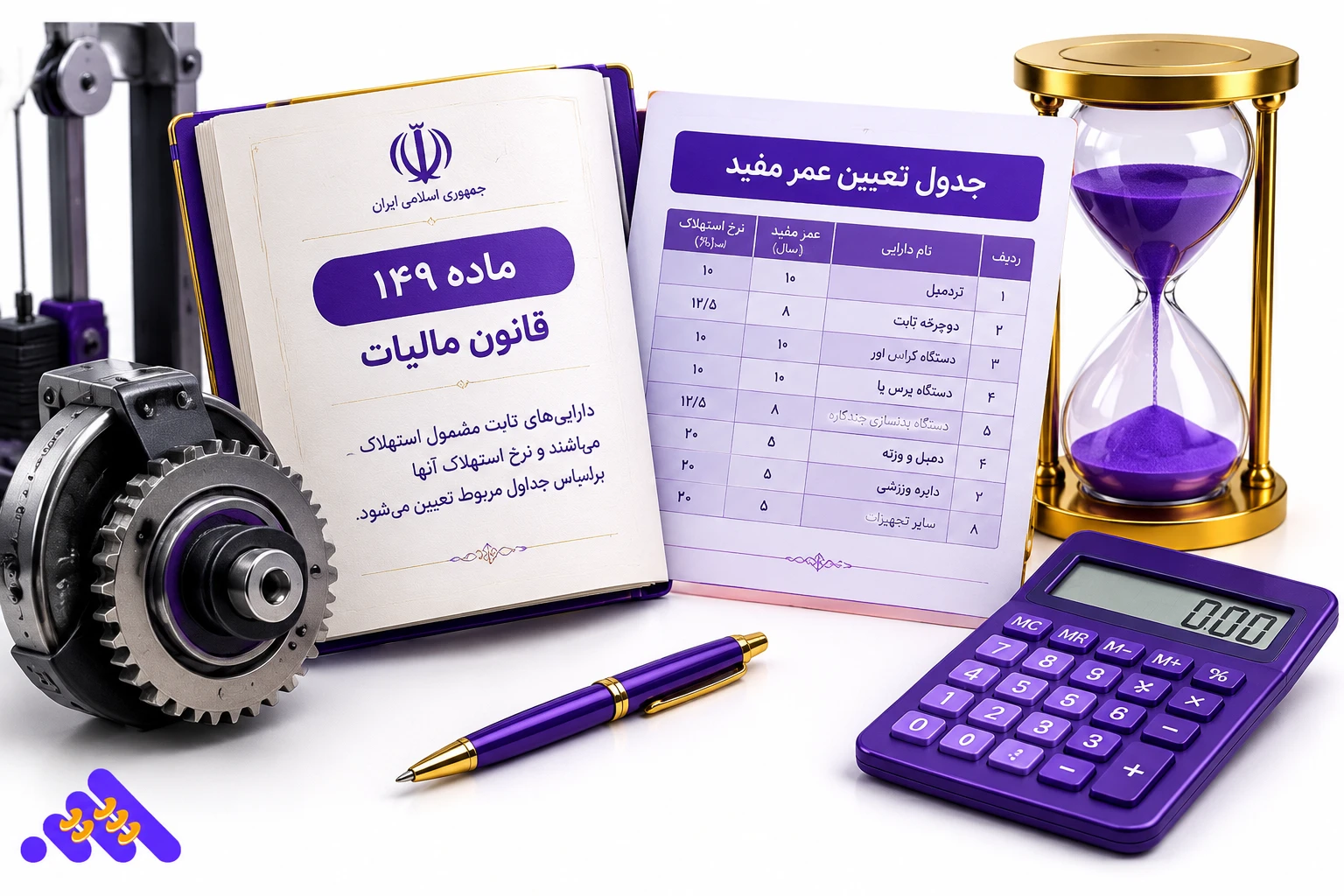 فهرست دارایی&zwnj;ها و استهلاک تجهیزات باشگاه