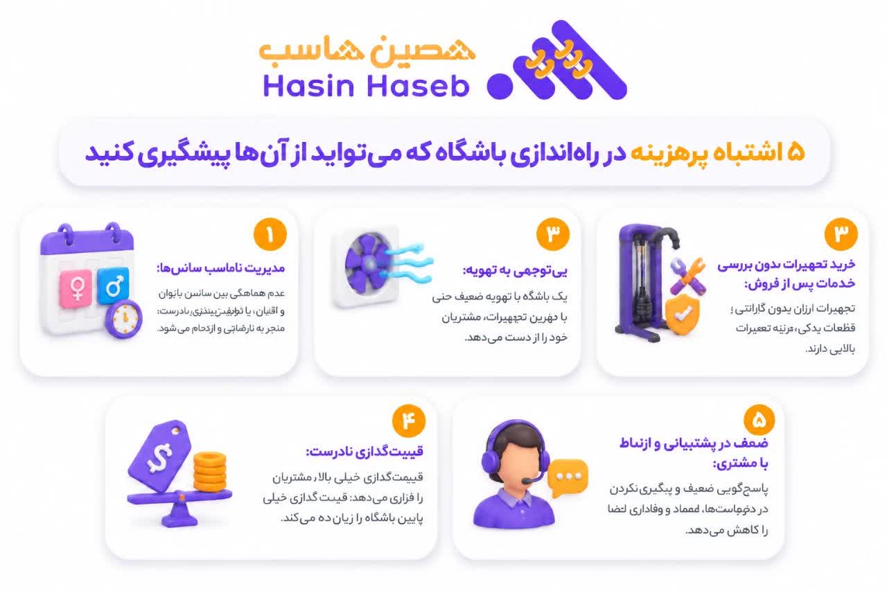 راه اندازی باشگاه ورزشی