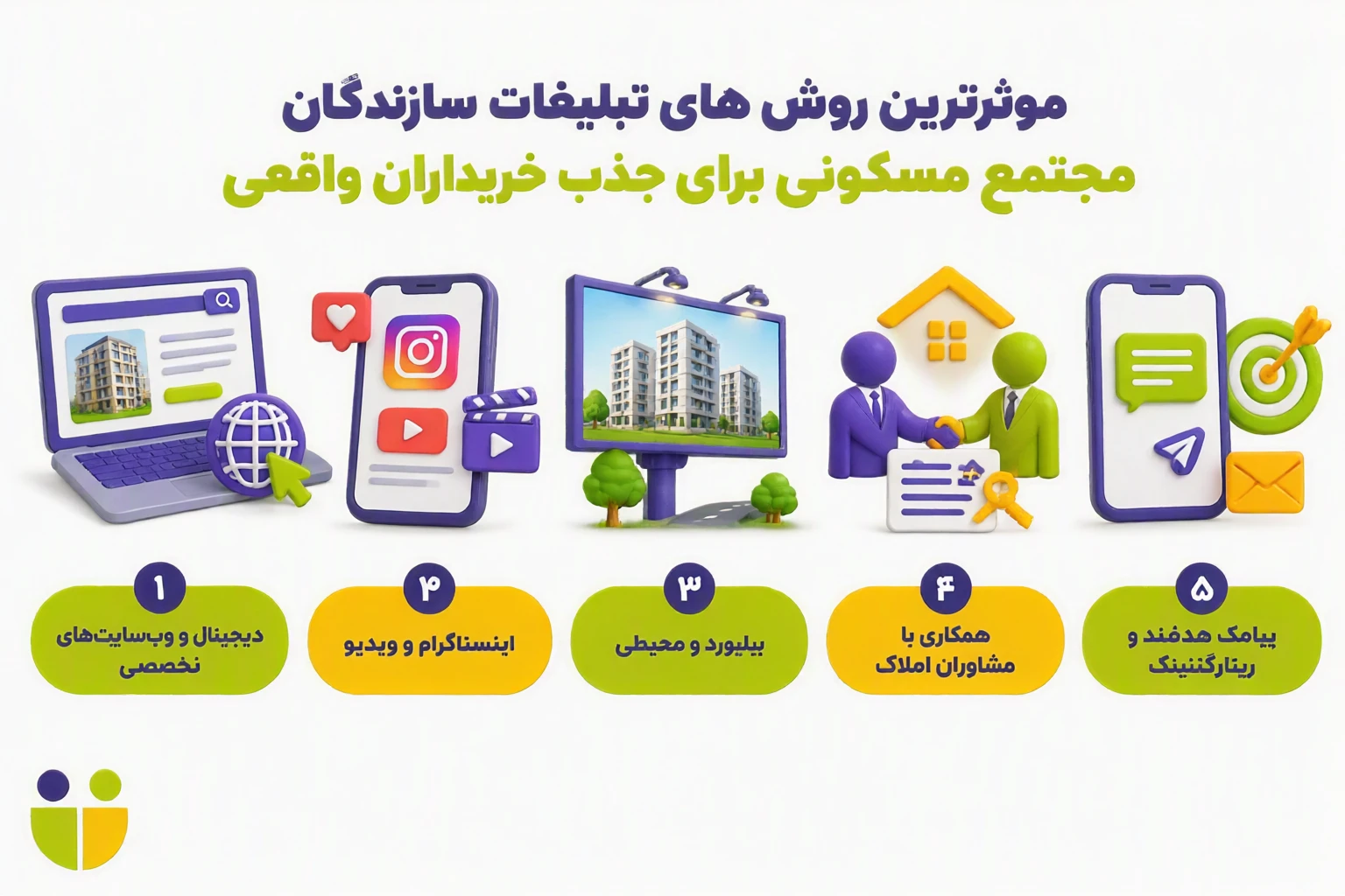 تبلیغات سازندگان مجتمع مسکونی